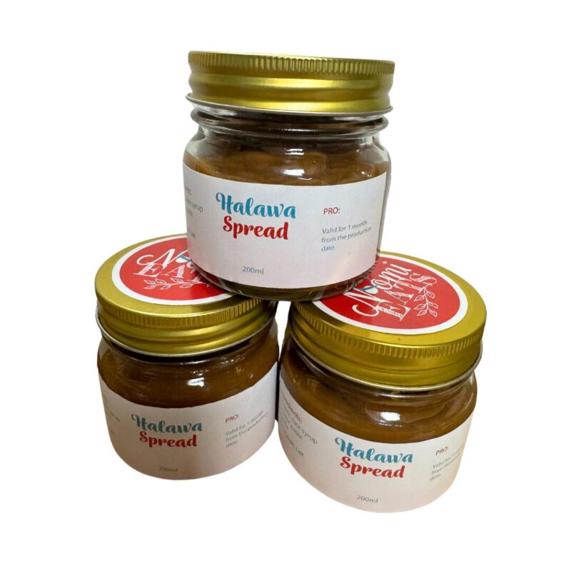 Gluten-free savor halawa spread