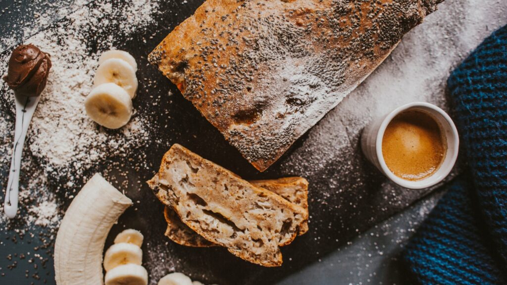 Ingredients for Chocolate Chip Banana Bread