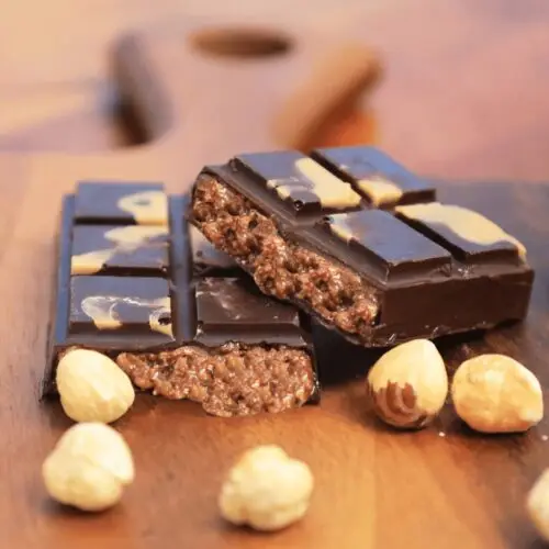 hazelnut chocolate bar