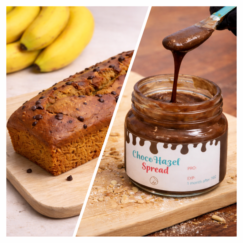 Bundle: Banana Bread + ChocoHazel Spread