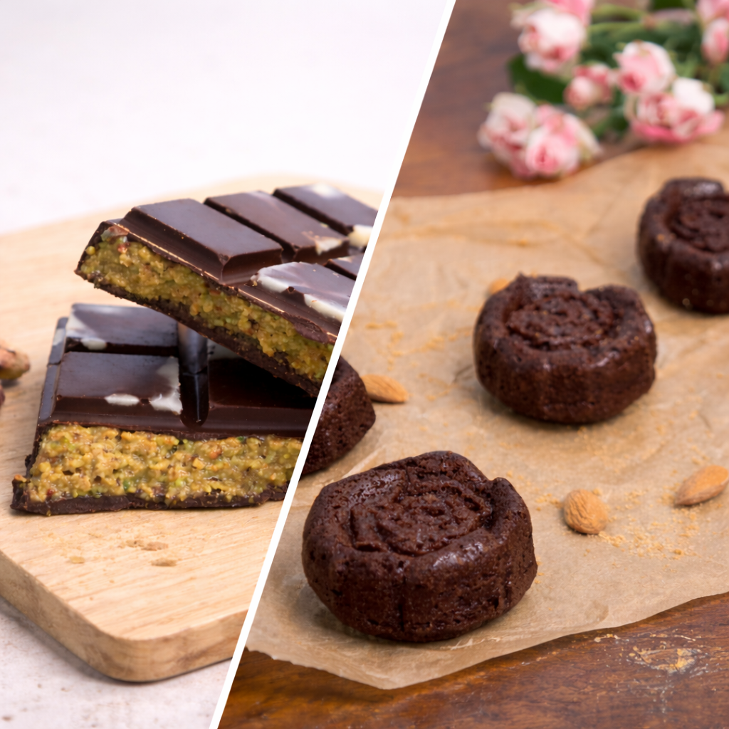 Bundle: 2 Kunafa + 2 Brownie Roses