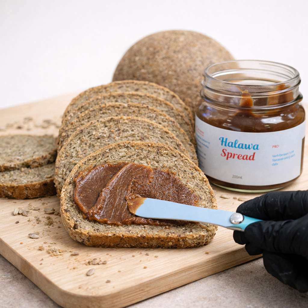 Gluten-free and keto-friendly bread lifestyle shot